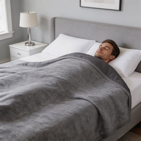 Xhegex Double-Sided Breathable Polyester Summer Bed Blanket - Cooling, Soft, Versatile for All Seasons - Perfect for Home and Office Use