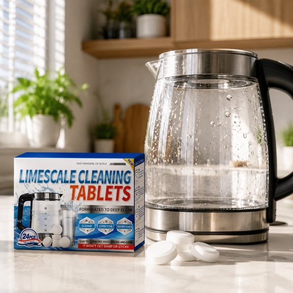Xhegex Effervescent Water Purifying Tablets - Powerful Limescale Cleaner for Kettles and Drinkware, Deep Cleaning Foam, Safe for Everyday Use