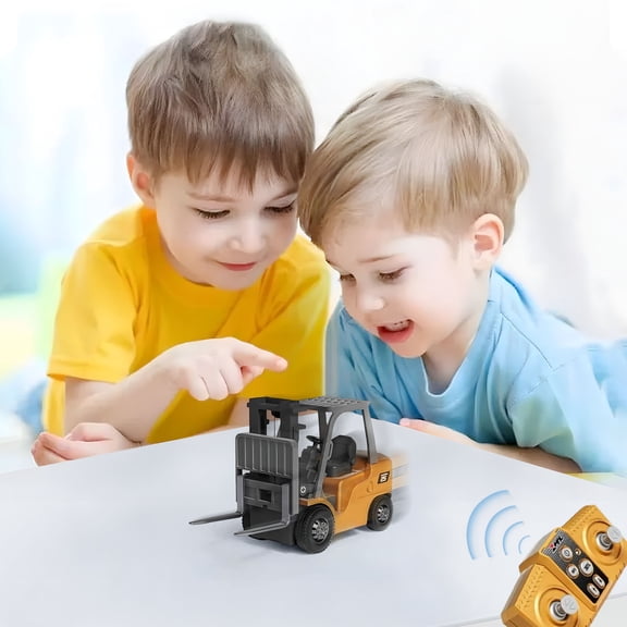 Xhegex High Detail Diecast Forklift Truck Model Toy - Realistic Functions with Adjustable Forks & Mast - Ideal for Display and Play