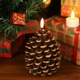 thumbnail image 1 of Xhegex LED Flickering Candle for Christmas Tree Decoration - Battery Powered Flameless Light, 1 of 8