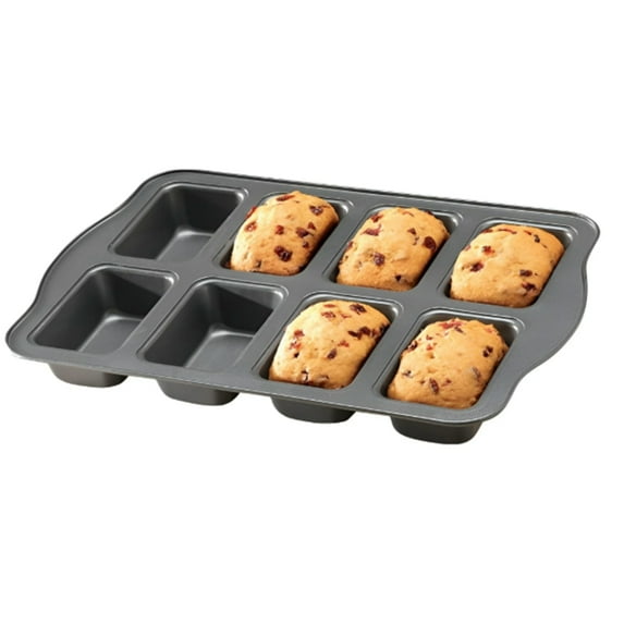 Xhegex Non-Stick Mini Loaf Baking Pan, 8-Well Bakeware for Delicious Homemade Loaves, Cakes, and Muffins