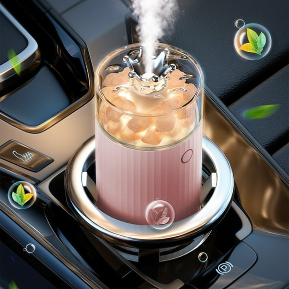 Xhegex Portable Mini Humidifier with Aromatherapy Diffuser & Colorful Night Light for Home, Office, and Car - Super Quiet with Auto Shut Off