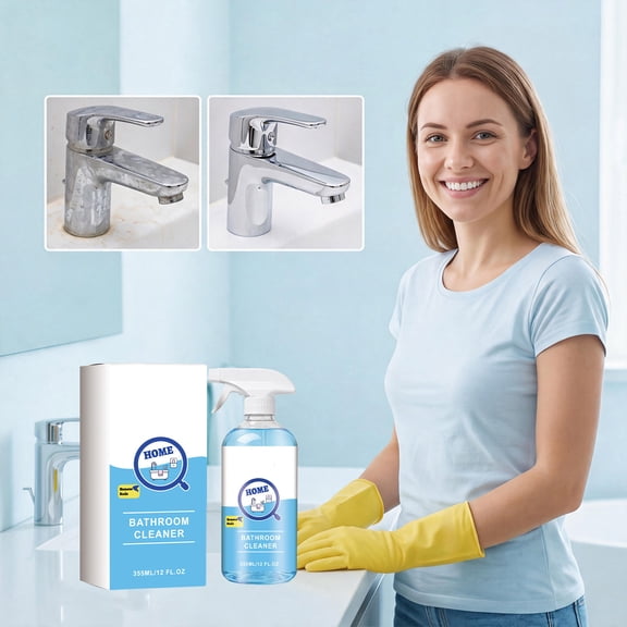 Xhegex Powerful Bathroom Cleaner & Descaler - Deep Cleaning, Non-Irritating Formula for Ceramic, Glass & Metal Surfaces - Freshens & Prevents Stains