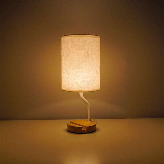 Xhegex Stylish Bedside Night Light with Adjustable Colors, Storage Function, Perfect for Home Use and Nursing