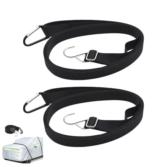 Xhegex Front and Rear Windproof Ropes, Ideal for Outdoor Car Protection