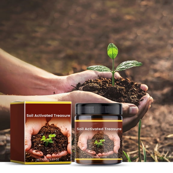 Xheghe 100g Soil Activator for Enhanced Root System Development, Accelerated Growth & Improved Taste - Ideal for Home Gardening, Professional Farmers & Plant Enthusiasts