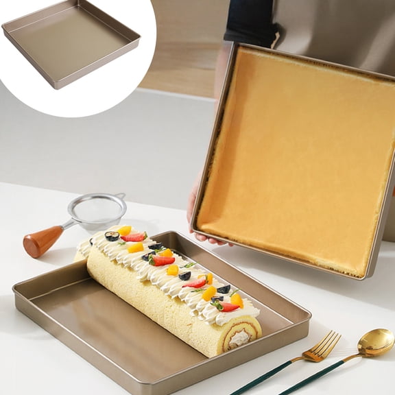 Xheghe 11 Inch Non-Stick Carbon Steel Baking Pan for Cakes, Cookies, and Pizzas - Deep and Wide Design for Easy Demoulding and Quick Cleaning - Perfect for Home Bakers and Professionals
