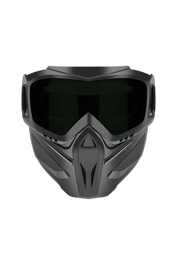 2026 Detachable Full Face Goggle Mask - 2-in-1 Design for Grass Cutting & Paintball - Anti-Fog Protection for Mowing & Riding - Breathable, Comfortable Safety Gear for Adults
