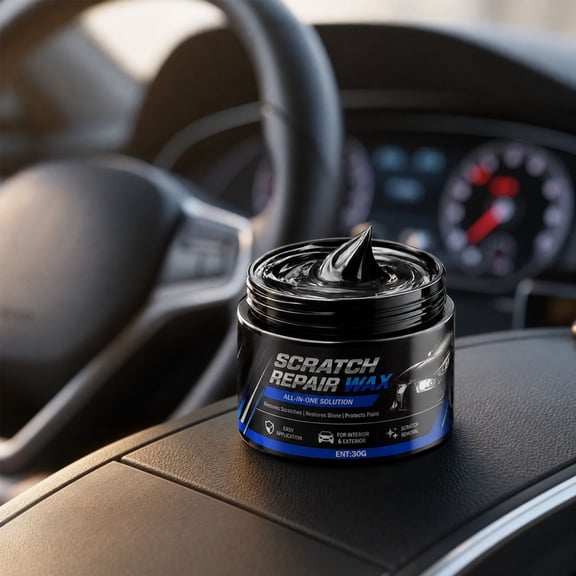 Xheghe 30g Car Scratch Repair Wax - Multi-Surface Polishing & Refurbishment Tool for Cars, Plastic, and Tires - Safe, Easy to Use, DIY Solution for Scratch Removal & Shine Restoration