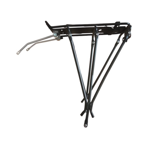 Xheghe Bicycle Carrier Rack - Sturdy Aluminum Alloy Cargo Luggage Rack with Quick Release - Adjustable for 26 to 29 Bikes - Ideal for Long-Distance Touring