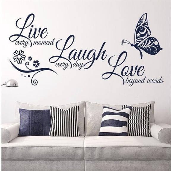 Xheghe Decorative Wall Window Decal - Removable Self-Adhesive Sticker for Home and Office Wall Decor
