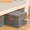 Xheghe Household Wardrobe Storage Box Clothes And Miscellaneous Items Sorting Storage Box Cloth Foldable Storage Box