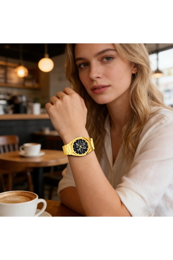 Luminous Waterproof Digital Watch with Multiple Functions for Daily Outdoor Use, Stylish Design for All Ages