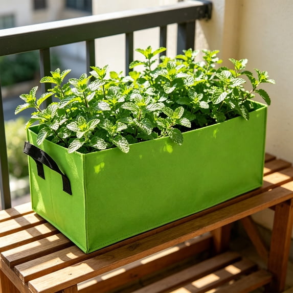 Xheghe Non Woven Planting Bag - Breathable Horticultural Pot with Portable Handles for Growing Flowers, Herbs, and Vegetables in Outdoor Yards or Indoor Balconies