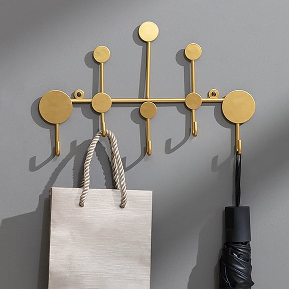 Xheghe Wall-Mounted Clothes Pegs and Key Storage Organizer - Easy Installation, Ideal for Kitchen and Bathroom, Maximizes Space and Keeps Essentials Within Reach