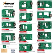 Xhorse MQB48 No Disassembly No Soldering 13 Full Set Adapters XDNPM3GL Work with Multi-Prog, VVDI Prog, Key Tool Plus