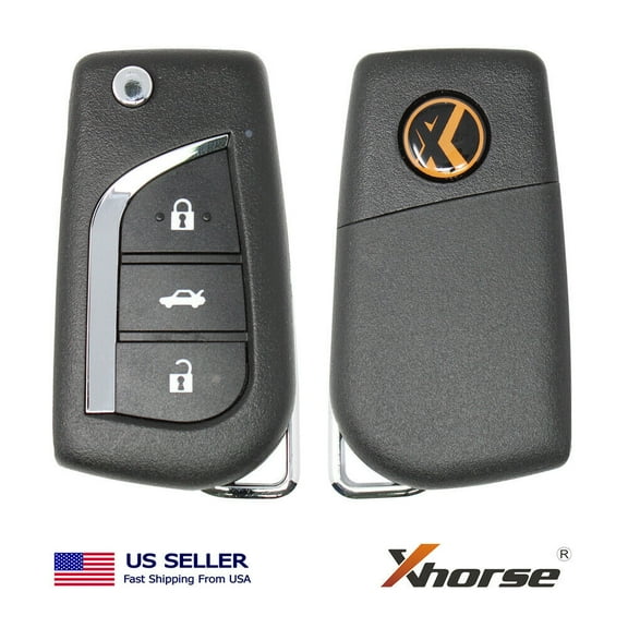 Xhorse VVDI Universal Wired Flip Remote Key 3 Buttons Toyota Type XKTO00EN