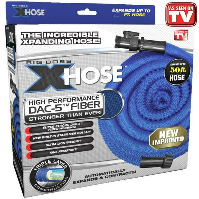 Xhose Dac 5 Garden Hose Heavy Duty, Kink Free & Flexible Lightweight