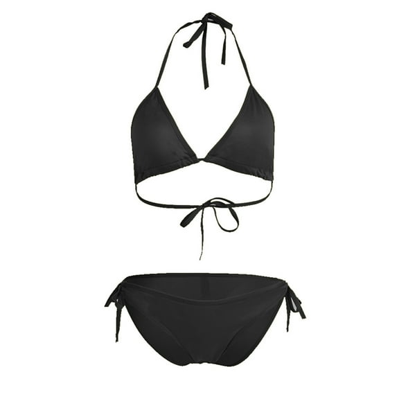 Xhshgfbi Women Swimsuit Sets Two Piece Push Up Swimsuit Black S