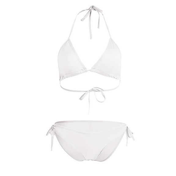 Xhshgfbi Women Swimsuit Sets Two Piece Push Up Swimsuit White S