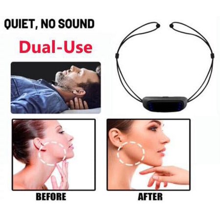 Xhy Anti Snoring Devices Chin Strap Dual Use Face Lift Device Beauty Belt V-Face Shaping Massager