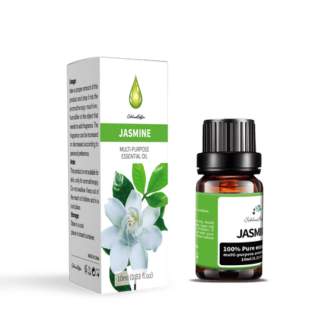 Xhy Essential Oils 2-Pack 100% Pure and Natural Fragrances Oil Therapeutic Grade Aromatherapy for Diffusers, Candle Making, Humidifiers - Jasmine (10mL)