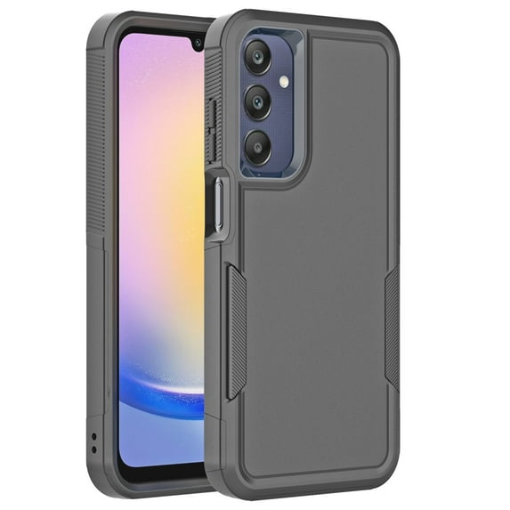 Xhy Moto G Play 2024 Case Military Grade Double Layer Drop Resistant Durable for Motorola G Play 2024 Phone - Black