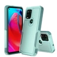 thumbnail image 1 of Xhy Moto G Stylus 5G 2021 Case Military Grade Full Body Double Layer Protection Shock and Drop Resistant TPU Durable Removable for Motorola Moto G Stylus 5G 2021 Phone - Light Green, 1 of 8