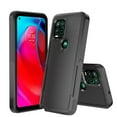 thumbnail image 1 of Xhy Moto G Stylus 5G 2021 Case Military Grade Full Body Double Layer Protection Shock and Drop Resistant TPU Durable Removable for Motorola Moto G Stylus 5G 2021 Phone - Black, 1 of 8