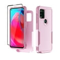 thumbnail image 1 of Xhy Moto G Stylus 5G 2021 Case with Screen Protector Military Grade Full Body Double Layer Protection Shock Drop Resistant TPU Durable Detachable for Motorola Moto G Stylus 5G 2021 Phone- Pink, 1 of 9