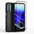 thumbnail image 1 of Xhy Moto G Stylus 5G 2022 Case with Screen Protector Military Grade Full Body Double Layer Protection Shock Drop Resistant TPU Durable Detachable for Motorola Moto G Stylus 5G 2022 Phone- Black, 1 of 11