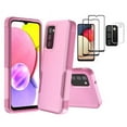 thumbnail image 1 of Xhy for Samsung Galaxy A03S Case 2 in 1 Case with Screen and Lens Protector 3-Pack Rugged Drop Resistant TPU Durable Full Body Protection Grade Detachable Case Pink, 1 of 10