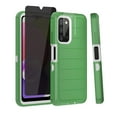 thumbnail image 1 of Xhy Samsung Galaxy A03S Case with Privacy Screen and Lens Protector Military Grade Full Body Multilayer Drop Shock Protection 3 in 1 Rugged Durable Detachable for Samsung A03S Phone - Green White, 1 of 9