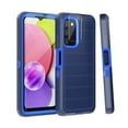 thumbnail image 1 of Xhy Samsung Galaxy A03S Case with Screen and Lens Protector Military Grade Full Body Multilayer Drop Shock Protection 3 in 1 Rugged Durable Detachable for Samsung A03S Phone - Dark Blue, 1 of 9