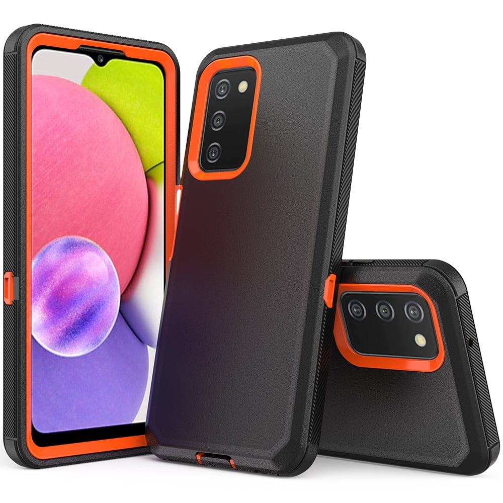 Xhy Samsung Galaxy A03s Heavy Duty Case, Shockproof Armor