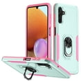 thumbnail image 1 of Xhy Samsung Galaxy A13 5G Case Military Grade Shockproof Cover Ring Holder Kickstand Support Magnetic Car Mount Dual Layer Protective Phone Case (Teal+Pink), 1 of 8