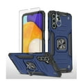 thumbnail image 1 of Xhy Samsung Galaxy A13 5G Case with Screen and Lens Protector Magnetic Ring Holder Kickstand Military Grade Full Body Double Layer Drop Protection Durable Detachable for Samsung A13 5G Phone - Blue, 1 of 9