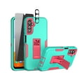 thumbnail image 1 of Xhy Samsung Galaxy A14 5G Case with Privacy Screen and Lens Protector and Magnetic Car Mount Kickstand Military Grade Double Layer Rugged Durable for Galaxy A14 5G Phone - Green&Rose Red, 1 of 12