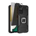 thumbnail image 1 of Xhy Samsung Galaxy A14 5G Case with Privacy Screen and Lens Protector Magnetic Ring Kickstand Military Grade Double Layer Drop Protection Durable Detachable for Galaxy A14 5G Phone - Black, 1 of 8
