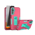 thumbnail image 1 of Xhy Samsung Galaxy A14 5G Case with Privacy Screen Protector and Magnetic Car Mount Kickstand Military Grade Double Layer Drop Protection Rugged Durable for Galaxy A14 5G Phone - Rose Red&Green, 1 of 12