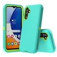 thumbnail image 1 of Xhy Samsung Galaxy A15 5G Case Military Grade Heavy Duty Protection 3 in 1 Shockproof Armor Rugged Durable for Galaxy A15 5G Phone - Green+Yellow, 1 of 5