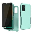 thumbnail image 1 of Xhy Samsung Galaxy A15 5G Case with Privacy Screen Protector Military Grade Double Layer Drop Resistant Durable for Galaxy A15 5G Phone - Light Green, 1 of 9