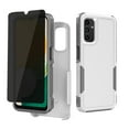 thumbnail image 1 of Xhy Samsung Galaxy A15 5G Case with Privacy Screen Protector Military Grade Double Layer Drop Resistant Durable for Galaxy A15 5G Phone - White Grey, 1 of 9