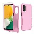 thumbnail image 1 of Xhy Samsung Galaxy A15 5G Case with Screen Protector Military Grade Double Layer Drop Resistant Durable for Galaxy A15 5G Phone - Pink, 1 of 9