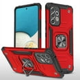 thumbnail image 1 of Xhy Samsung Galaxy A23 5G Case with Magnetic Ring Mount Kickstand Military Grade Full Body Double Layer Drop Protection Rugged Durable Detachable for Galaxy A23 5G Phone - Red, 1 of 9
