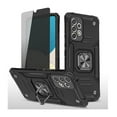 thumbnail image 1 of Xhy Samsung Galaxy A23 5G Case with Privacy Screen and Lens Protector Magnetic Ring Mount Kickstand Military Grade Double Layer Drop Protection Rugged Durable for Galaxy A23 5G Phone - Black, 1 of 8