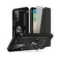 thumbnail image 1 of Xhy Samsung Galaxy A23 5G Case with Privacy Screen Protector and Magnetic Car Mount Kickstand Military Grade Full Body Double Layer Drop Protection Rugged Durable for Galaxy A23 5G Phone - Black, 1 of 10