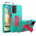thumbnail image 1 of Xhy Samsung Galaxy A23 5G Case with Screen Protector and Magnetic Car Mount Kickstand Military Grade Full Body Double Layer Drop Protection Rugged Durable for Galaxy A23 5G Phone - Green&Rose red, 1 of 12