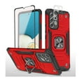 thumbnail image 1 of Xhy Samsung Galaxy A23 5G Case with Screen Protector and Magnetic Ring Mount Kickstand Military Grade Full Body Double Layer Drop Protection Rugged Durable Detachable for Galaxy A23 5G Phone - Red, 1 of 9