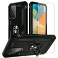 thumbnail image 1 of Xhy Samsung Galaxy A23 5G Case with Screen Protector and Magnetic Ring Mount Kickstand Military Grade Full Body Double Layer Drop Protection Rugged Durable for Galaxy A23 5G Phone - Black, 1 of 10
